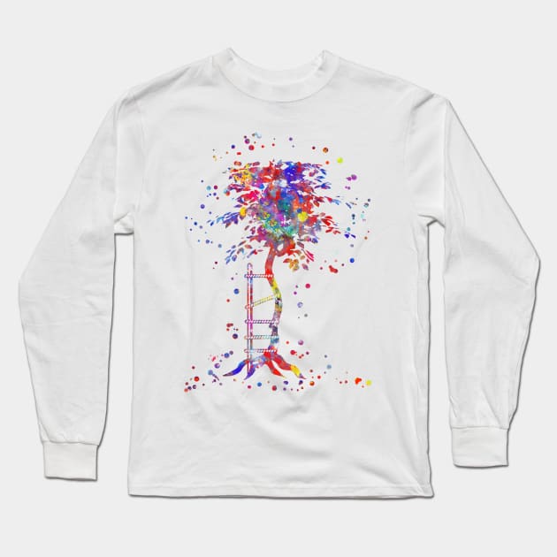 Crooked tree Long Sleeve T-Shirt by RosaliArt